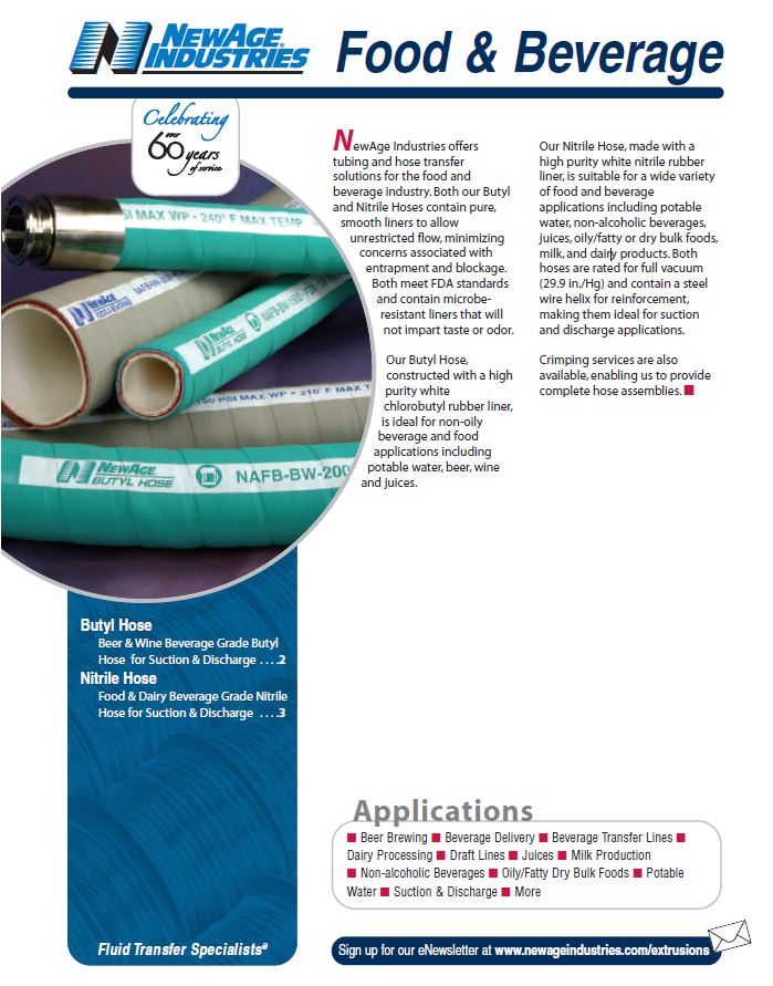 Newage Industries Plastic Tubing Manufacturer